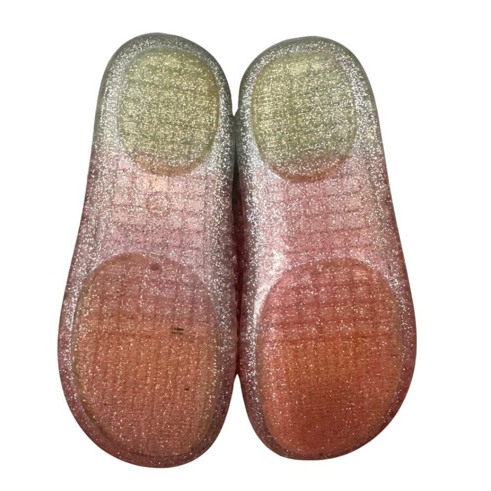 Wonder Nation Mermaid Mary-Jane Jelly Sandals Pink, Purple 10 - Picture 5 of 5